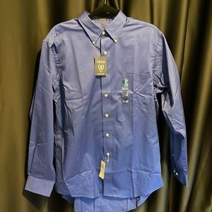 NWT Izod button down in sapphire